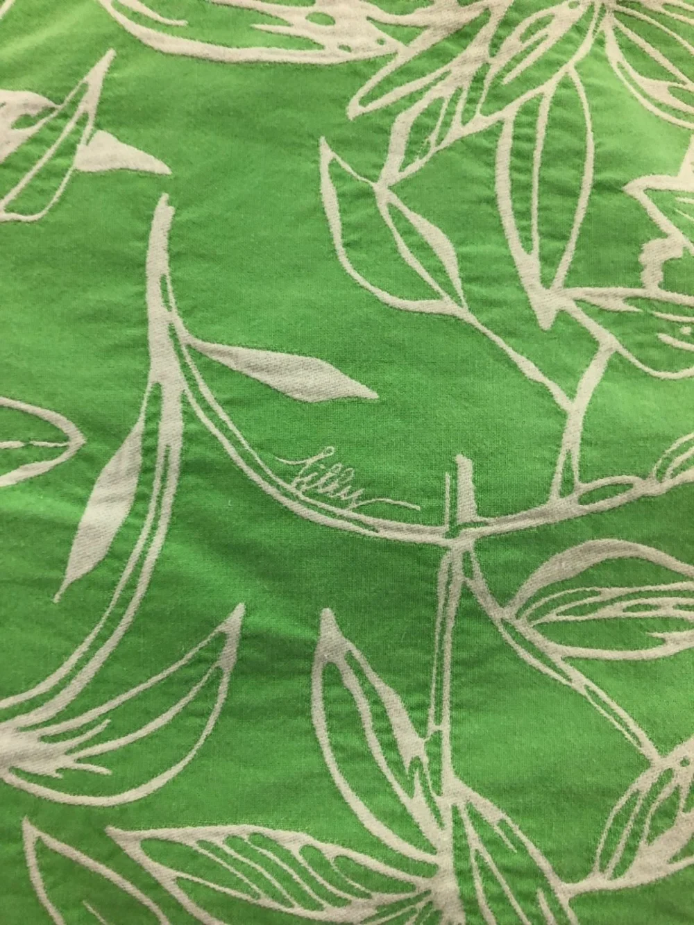 Lilly Pulitzer x Garnet Hill set of 2 standard shams cotton Leaf it to Me print